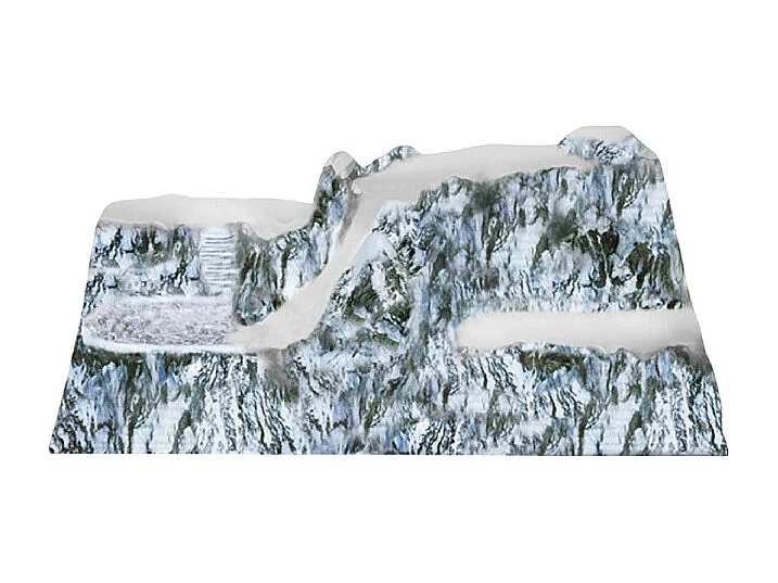 Base de village de Noël couleur Sulden - 77 x 58 cm - My Village