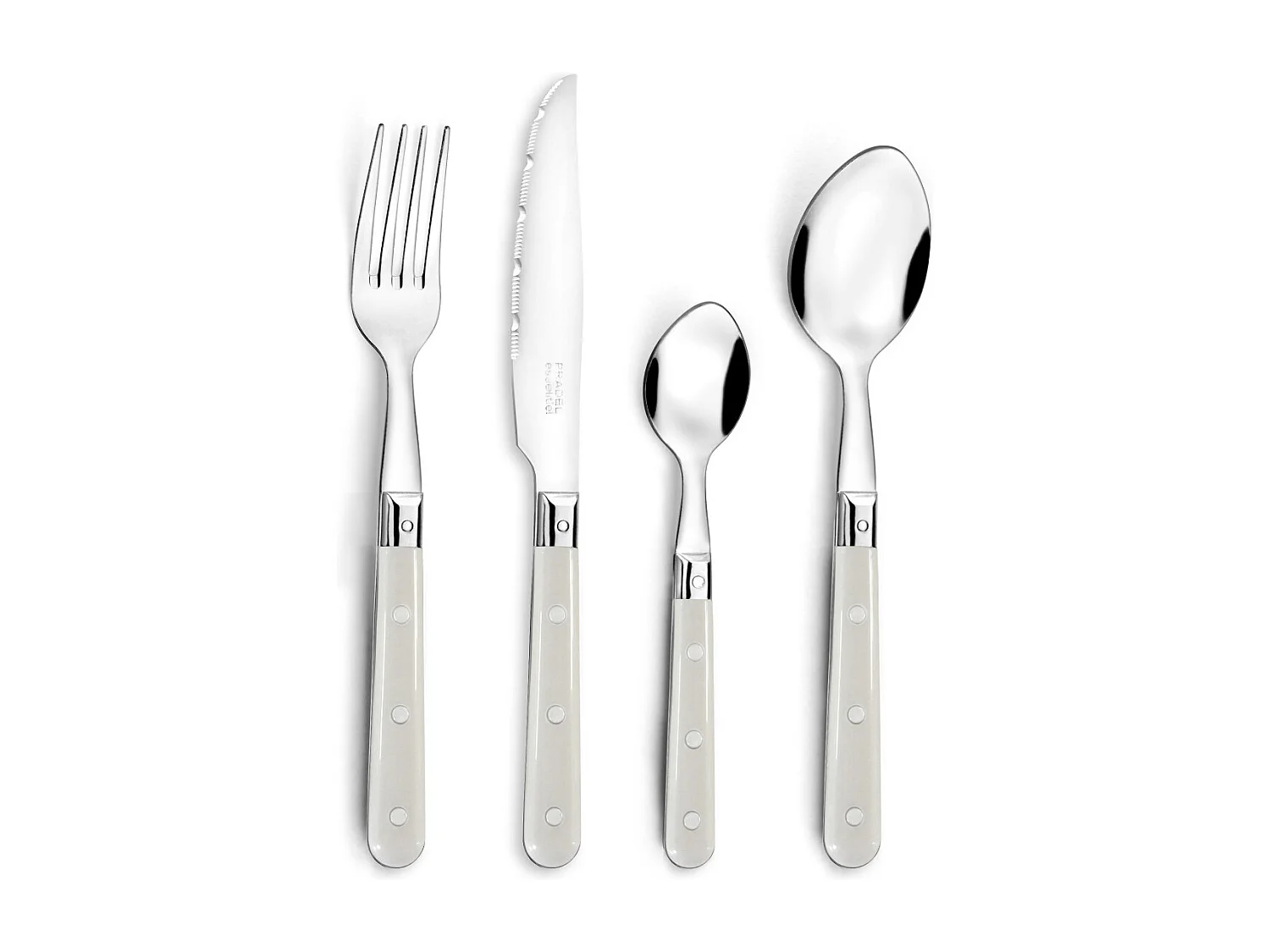 Bistro-Club Crème - Pot 24 couverts de table