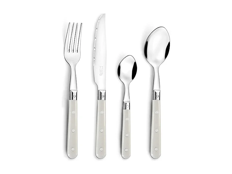 Bistro-Club Crème - Pot 24 couverts de table