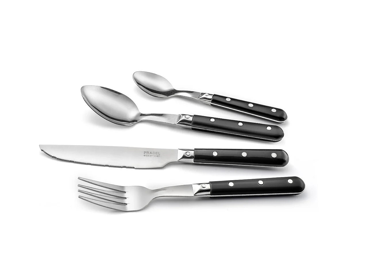 Bistro-Club Noir - Pot 24 couverts de table