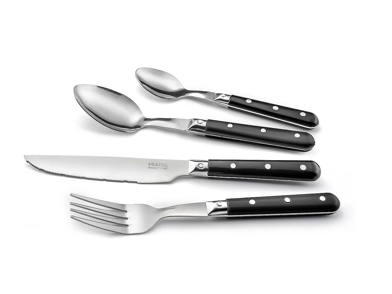 Bistro-Club Noir - Pot 24 couverts de table