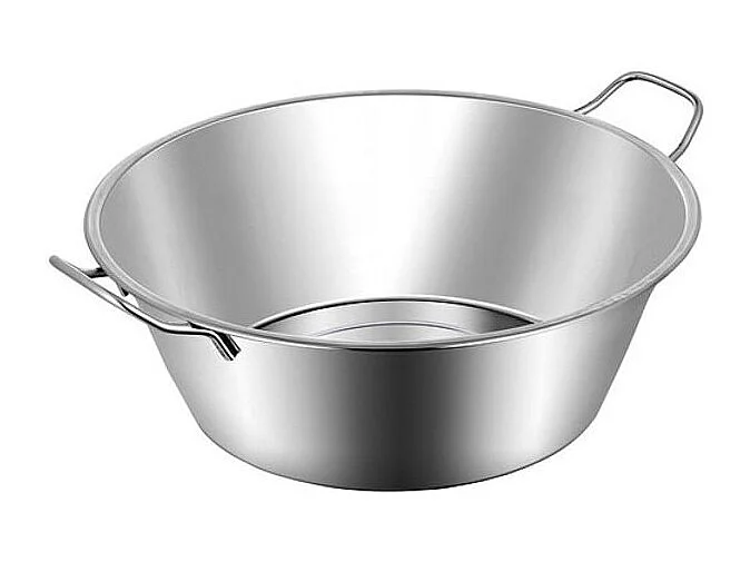 Bassine à Gras/Confiture 38 cm Inox 9L - Nature et Saveurs