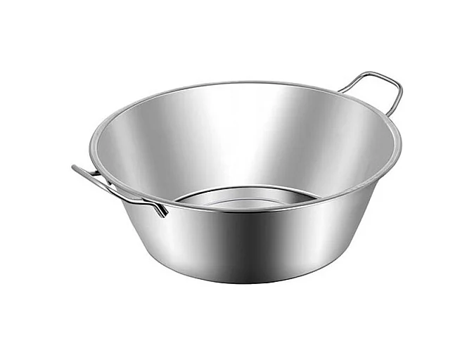 Bassine à Gras/Confiture 38 cm Inox 9L - Nature et Saveurs