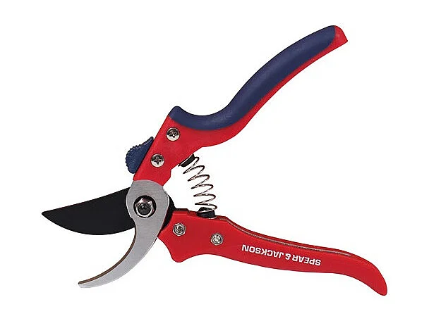 Tijeras de podar de polipropileno 20,5cm Spear & Jackson - Corte 15mm - Gris/Negro