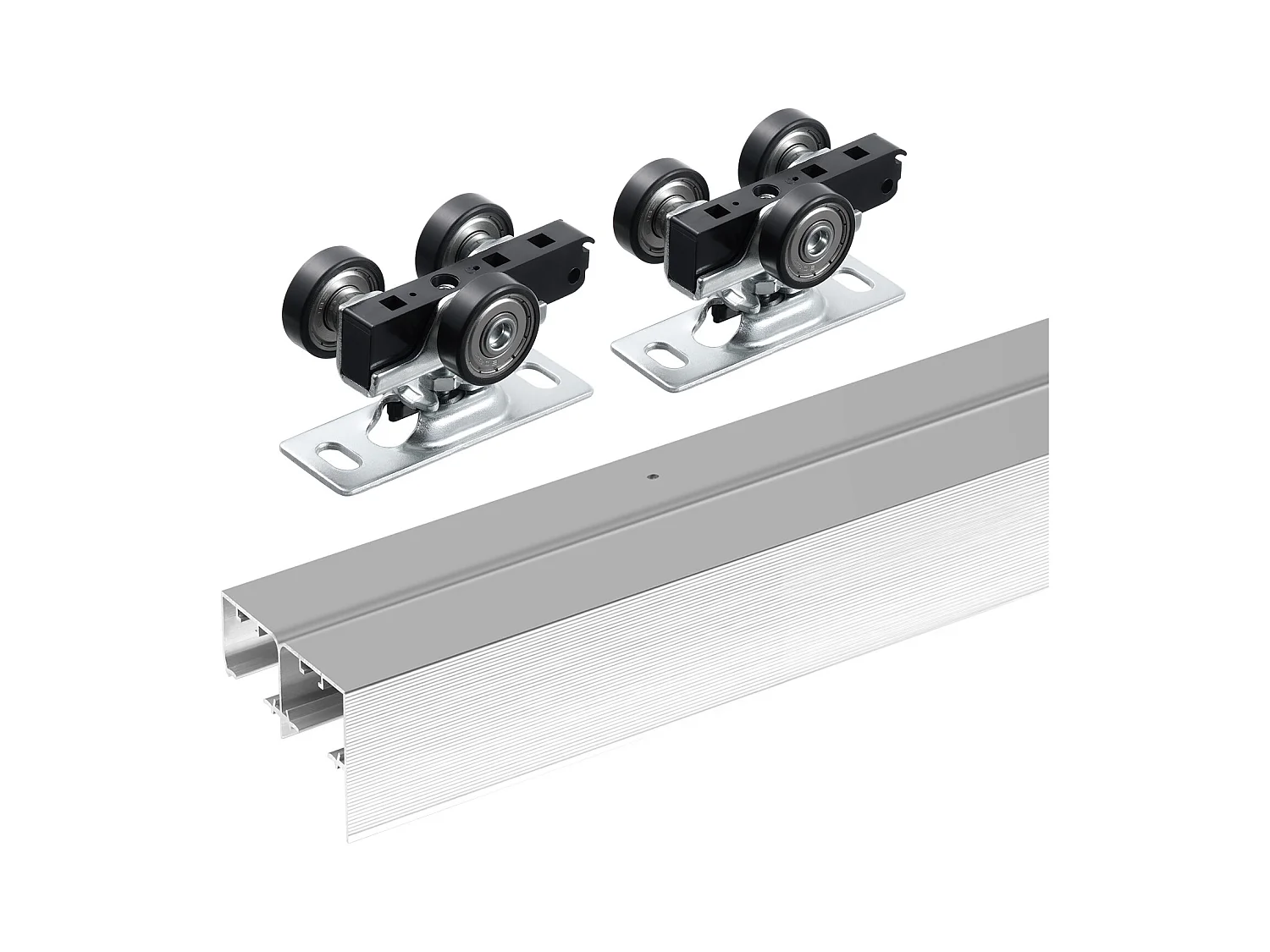 Kit de Quincaillerie pour Porte de Dérivation SucceBuy de 182.88cm pour Système à 2 Portes