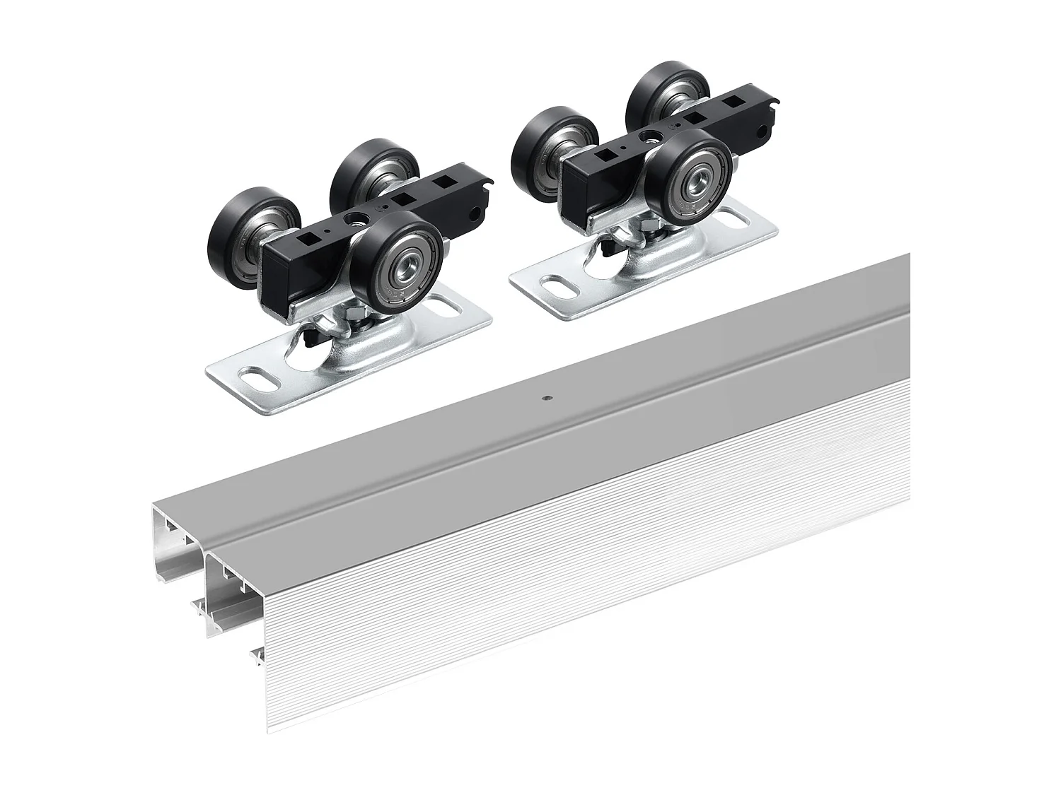 Kit de Quincaillerie pour Porte de Dérivation SucceBuy de 182.88cm pour Système à 2 Portes