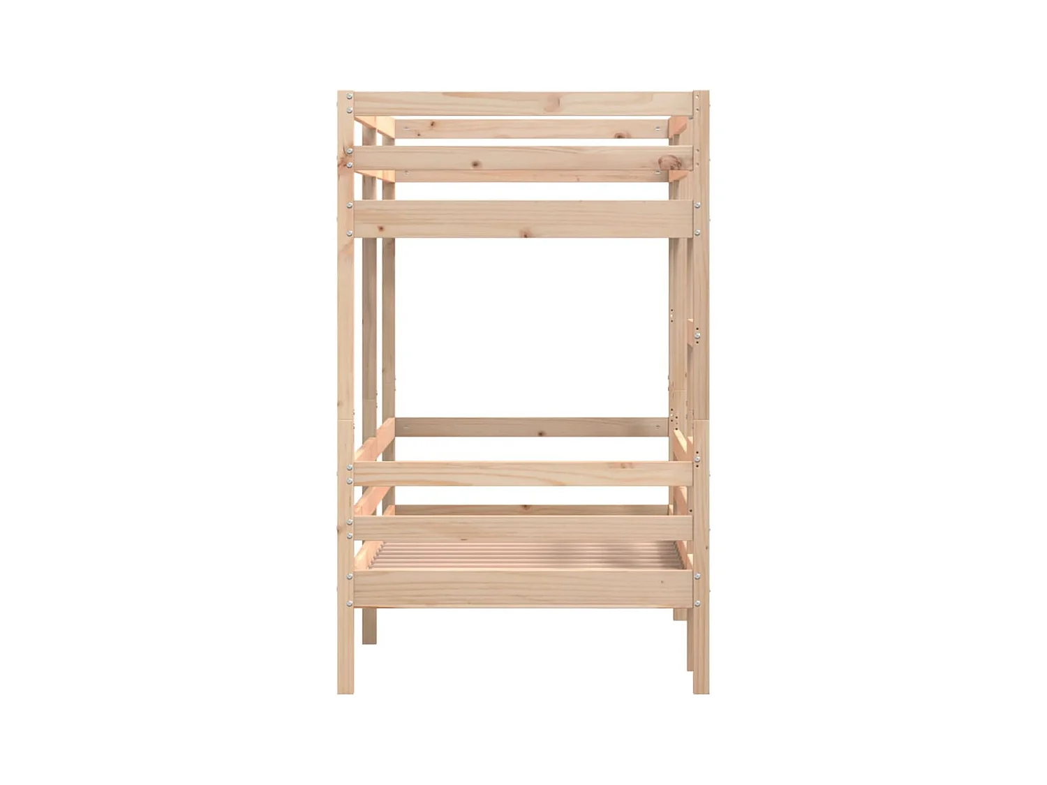 Lit superposé sans matelas 90x190 cm bois de pin massif