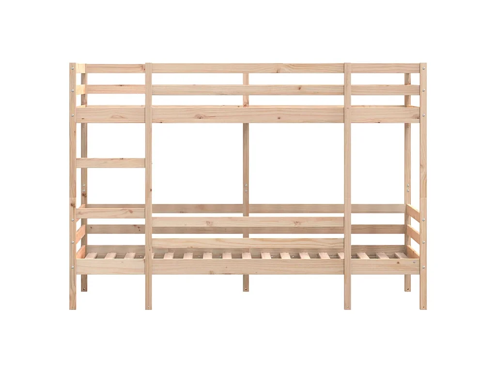 Lit superposé sans matelas 90x190 cm bois de pin massif