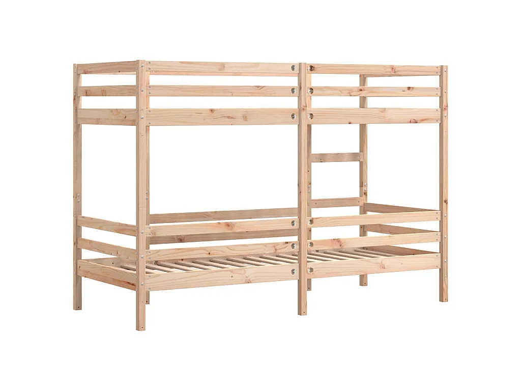 Lit superposé sans matelas 90x200 cm bois de pin massif