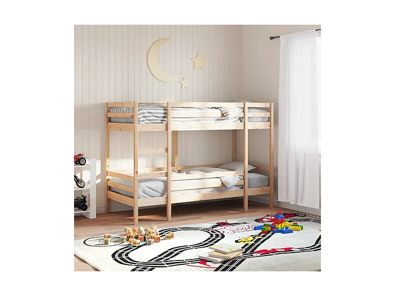 Etagenbett 80x200 cm Massivholz Kiefer