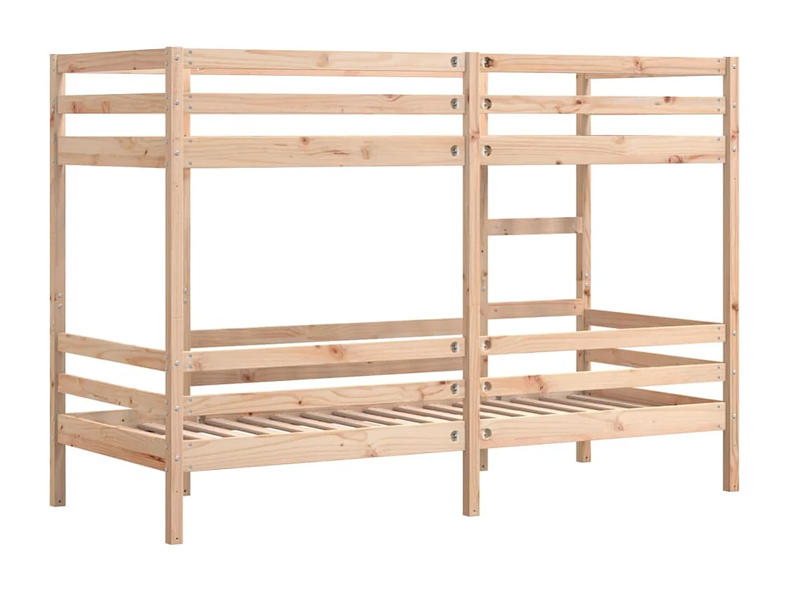 Lit superposé sans matelas 80x200 cm bois de pin massif