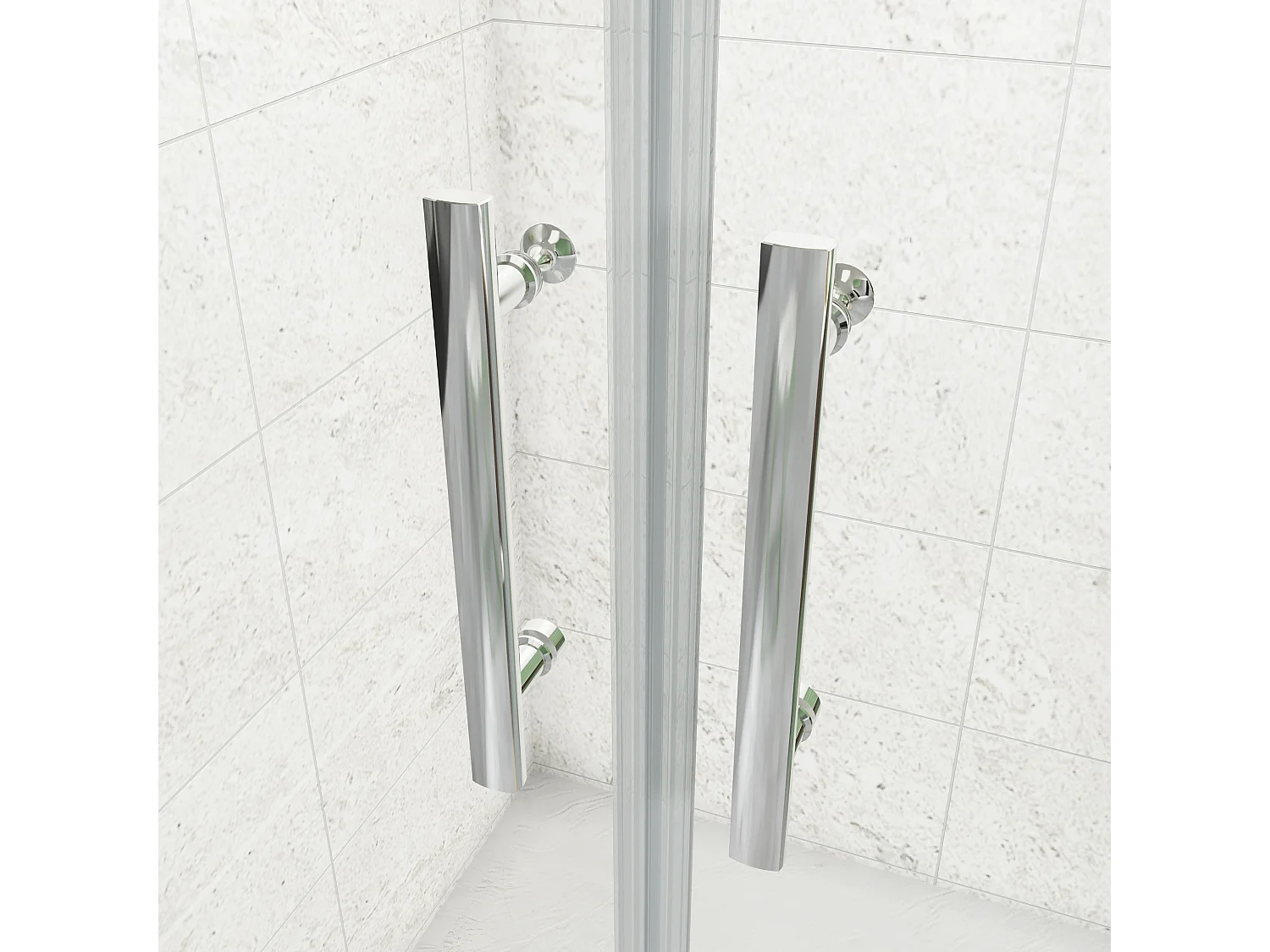 90x80x195cm 6mm Duschtrennwand Drehtür Glastür  Duschtür Duschkabine schwarz mit Duschwand