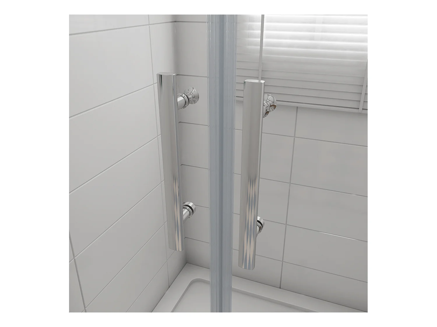 80x195cm 6mm Sicherheitsglas Duschwand Faltwand  Duschtür Scharniertür