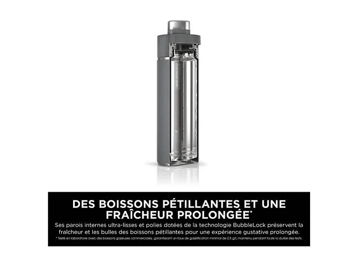 Cuisine art de la table Ninja Gourde isotherme Ninja Thirsti grise 700ml