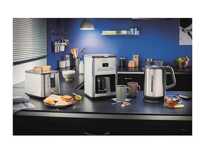 Bollitore elettrico senza fili in acciaio inossidabile, 2400 W, capacità 7 L