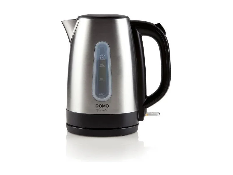 Hervidor de acero inoxidable 2200 W - 1,7 L - Base giratoria 360° - Gris