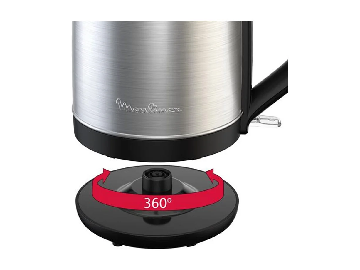 Moulinex Bouilloire sans fil 1.7l 240w - BY5S0DE0