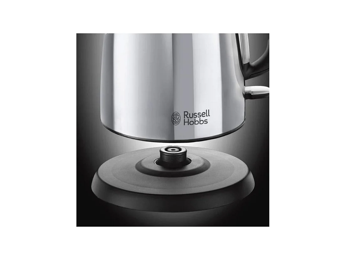 RUSSELL Bouilloire Electrique Compacte 1L Victory, Ebullition Rapide, Niveau Eau Visible