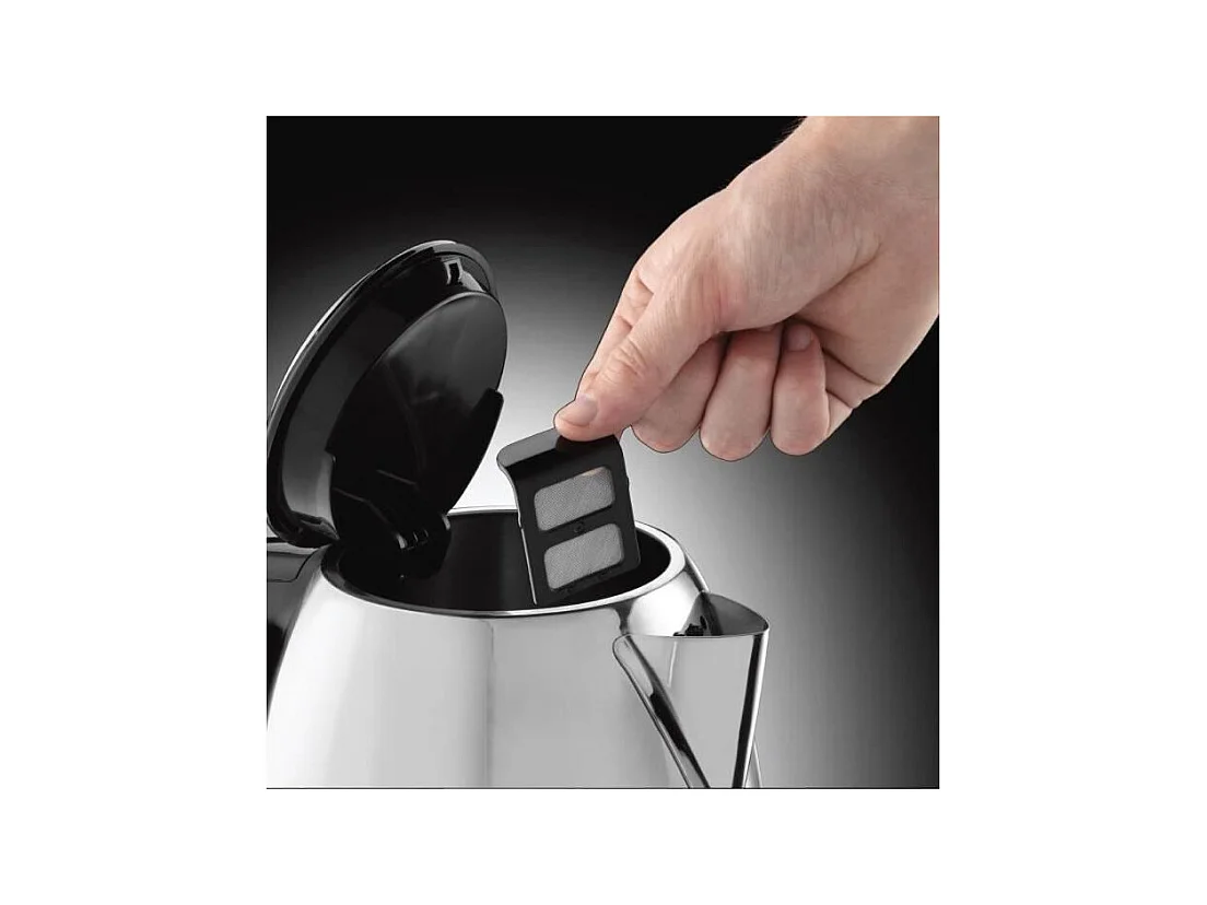 RUSSELL Victory kompakter elektrischer Wasserkocher 1 l, schnell kochend, sichtbarer Wasserstand