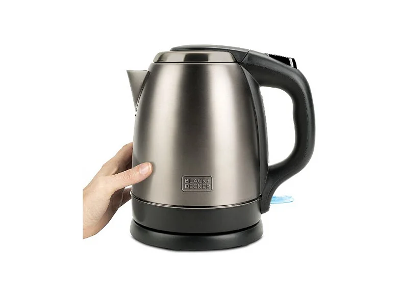 Black+decker Bouilloire sans fil 1.2l 2200w acier inoxydable - bxke2202e