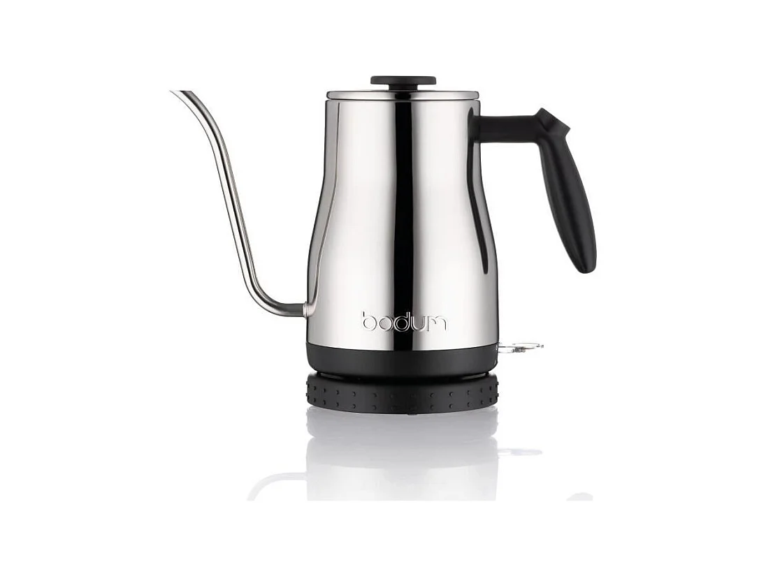 BODUM - BISTRO Bouilloire electrique a long bec, 1.200 W, 1.0 l, inox