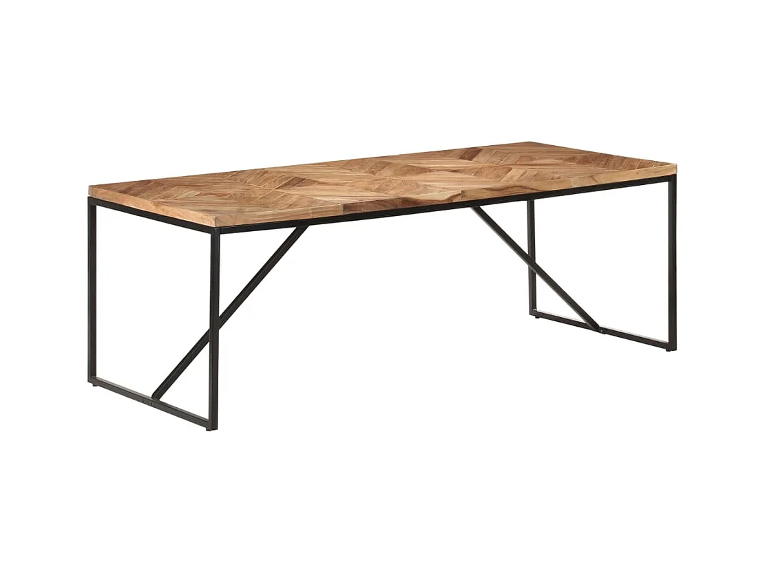 Table à dîner 200x90x76 cm Bois massif d'acacia et de manguier