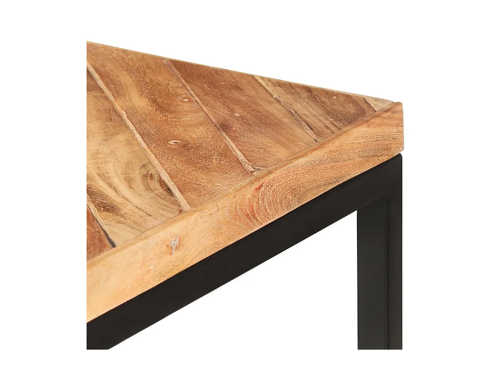Table à dîner 200x90x76 cm Bois massif d'acacia et de manguier