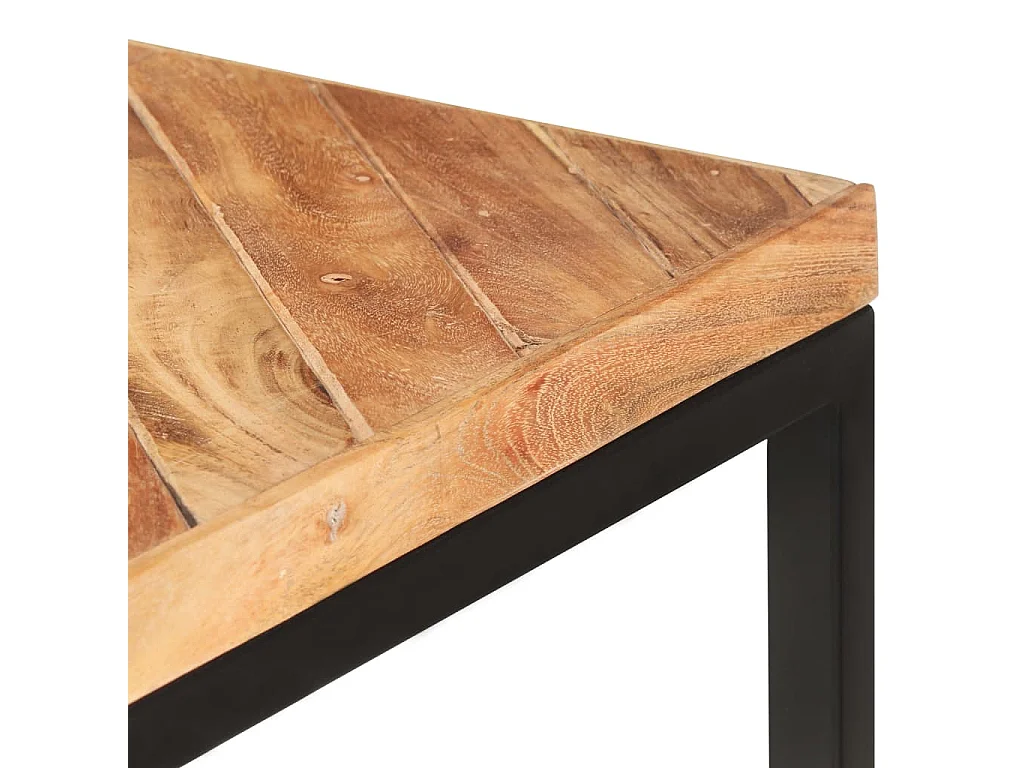 Table à dîner 200x90x76 cm Bois massif d'acacia et de manguier