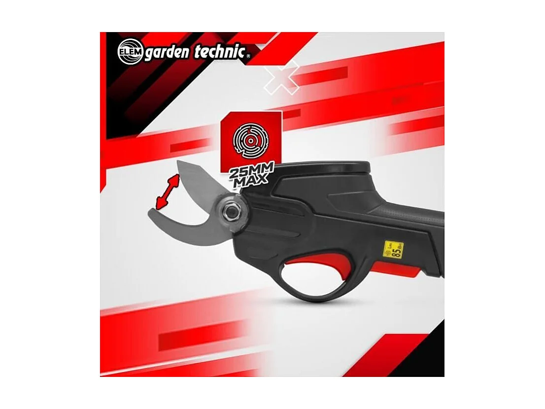 Akku-Gartenschere ELEM CS7.2VLI-24I 7.2V Lithium Schwarz Metall