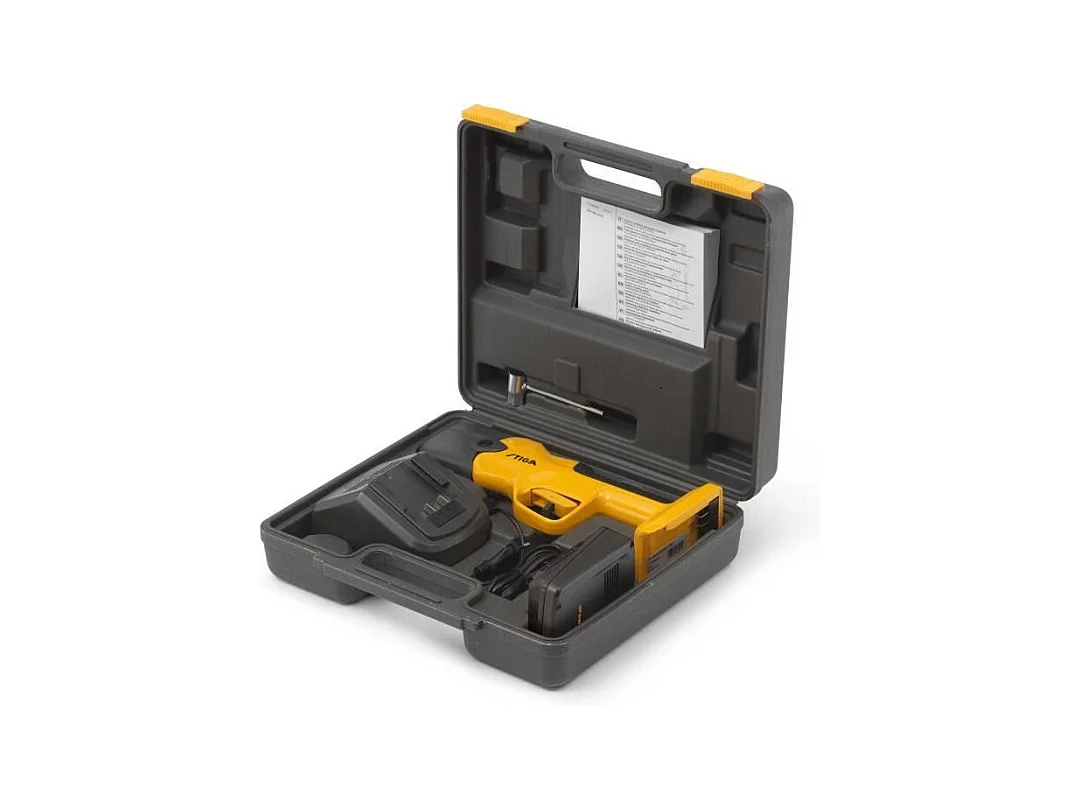Astschere STIGA SC 100e kit - Leistungsstark und Präzise, Akku 20V, Schneidet bis zu 30mm