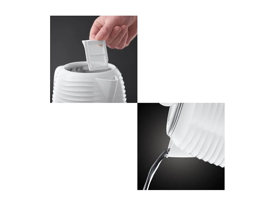 Bouilloire Russell Hobbs 24360-70 Blanc Brillant 1.7L 2400W