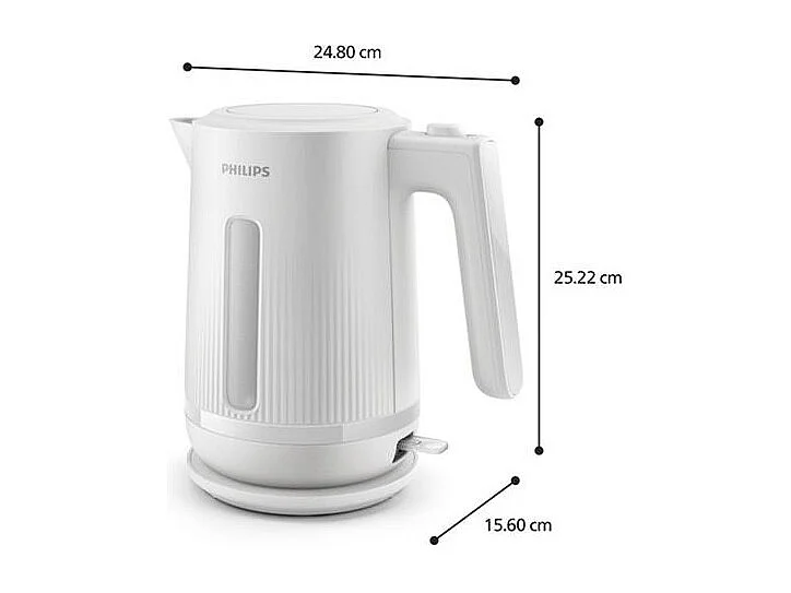 Philips Bouilloire sans fil 1.7l 2200w blanc - HD9411.00