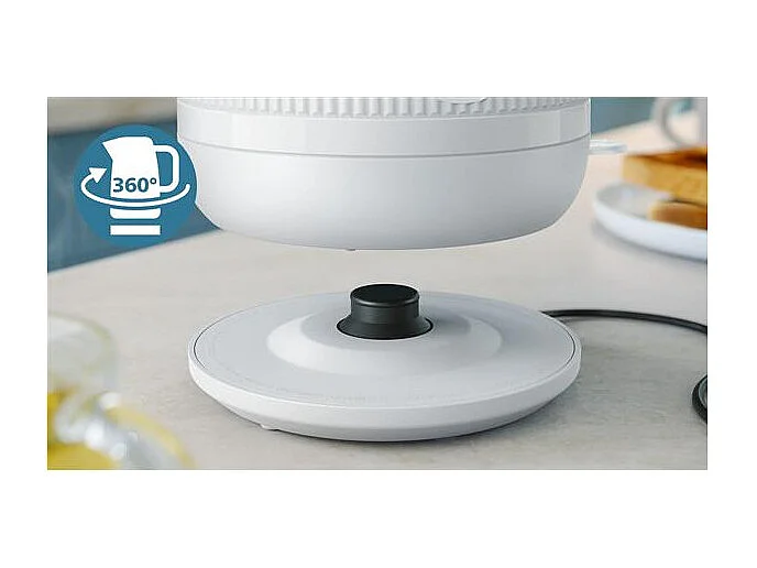 Philips Bouilloire sans fil 1.7l 2200w blanc - HD9411.00