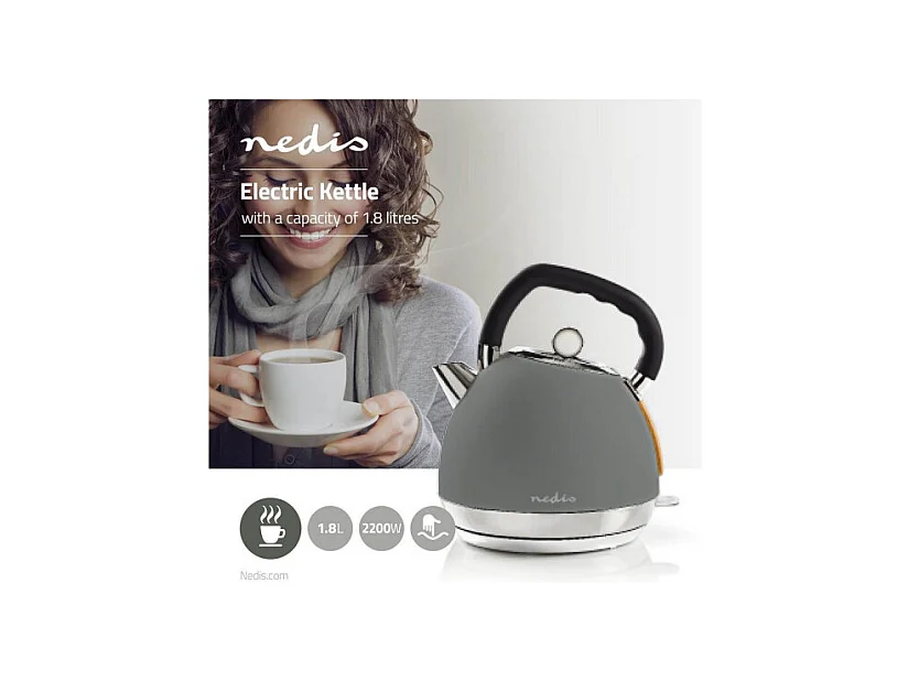 Bouilloire Nedis KAWK520EGY Gris
