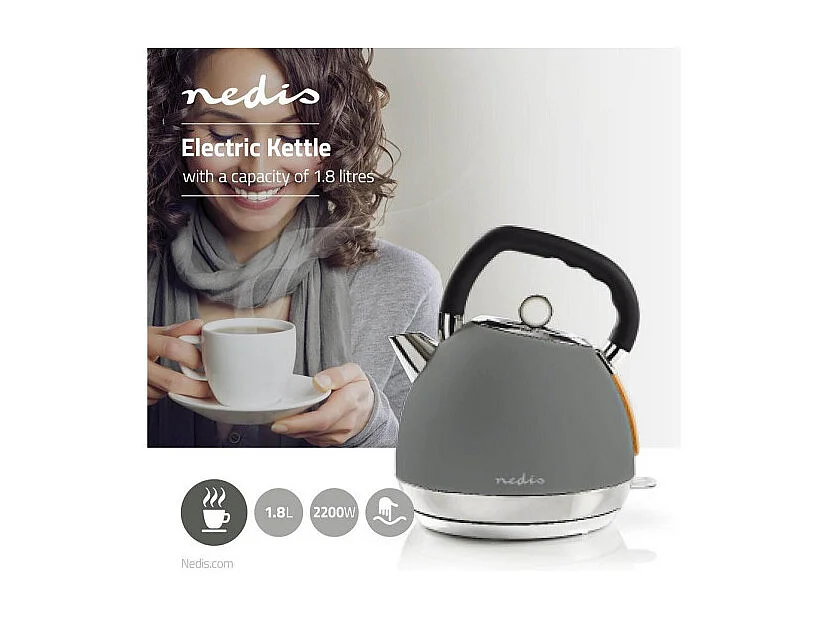 Bouilloire Nedis KAWK520EGY Gris