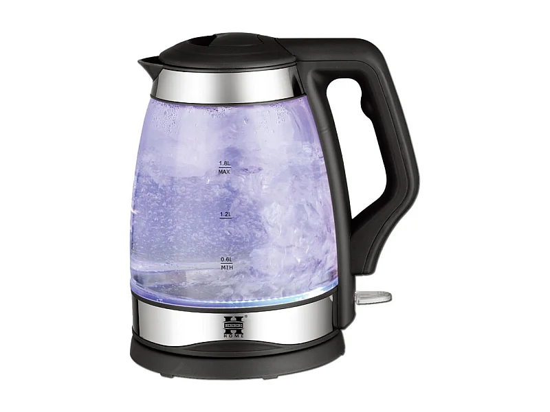 Herzberg HG-5044: Bouilloire Electrique en Verre de 1.8L Avec Indicateur Lumineux à LED