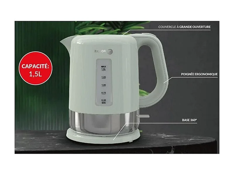 Bouilloire - FAGOR - FG5148 - Capacité : 1.5L