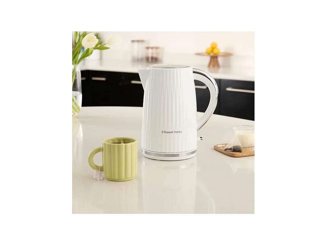 Bouilloire - RUSSELL HOBBS - EDEN - 2400 W - 1,7 L - Blanc