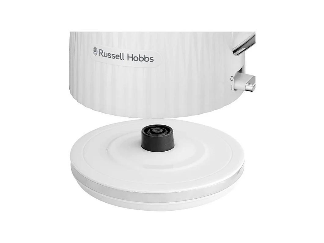 Bouilloire - RUSSELL HOBBS - EDEN - 2400 W - 1,7 L - Blanc