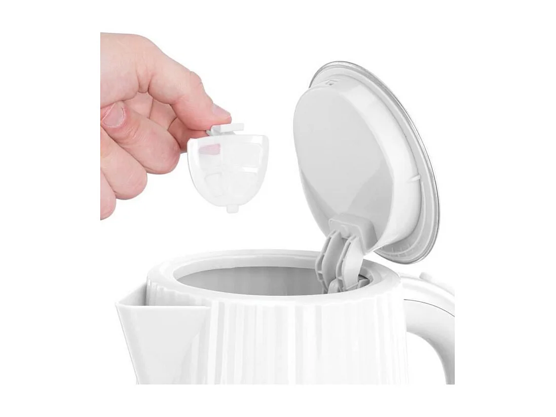 Bouilloire - RUSSELL HOBBS - EDEN - 2400 W - 1,7 L - Blanc