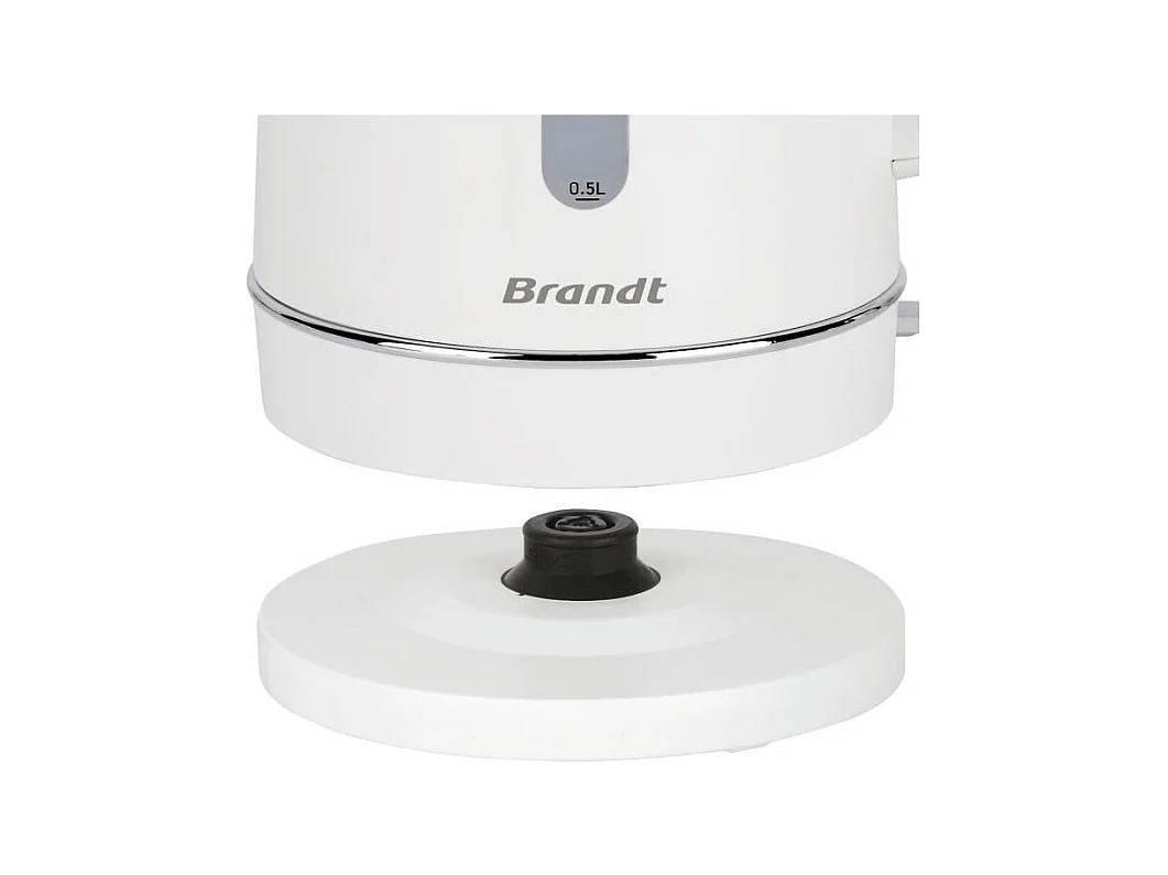 Bouilloire - BRANDT - BO1702W - 1,7 L - Socle 360° - Blanc