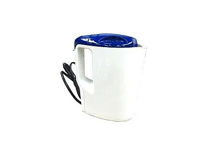 Bouilloire Electrique 24V 1 Litre 250W Blanc et Bleu