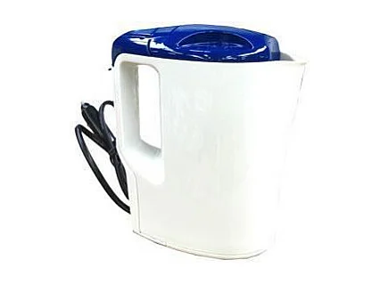 Bouilloire Electrique 24V 1 Litre 250W Blanc et Bleu