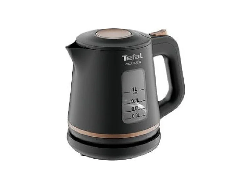 Tefal Kettle (KI5338) Includeo 1L black Schwarz