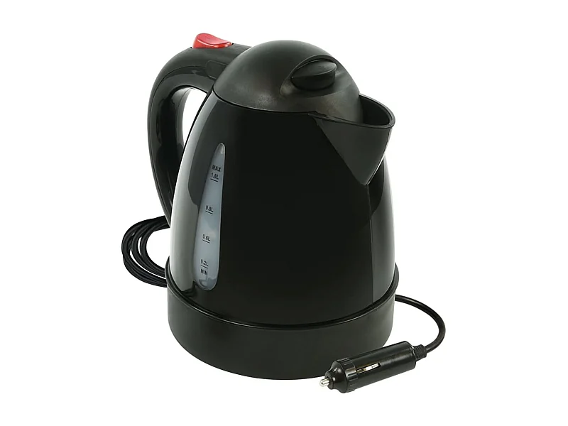Wasserkocher 12 V 1 L Schwarz