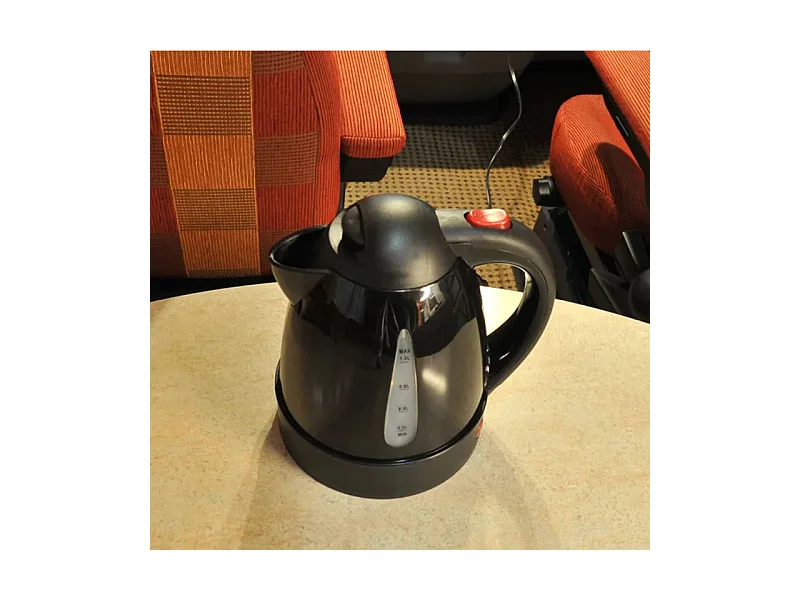 Wasserkocher 12 V 1 L Schwarz