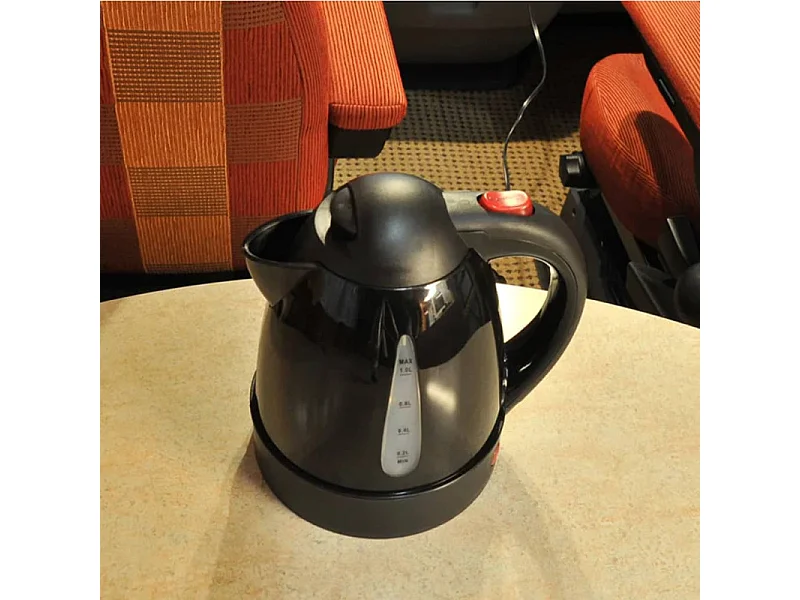 Wasserkocher 12 V 1 L Schwarz