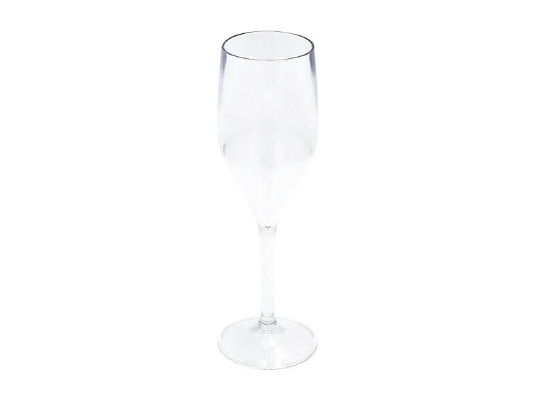 Lot de 6 Flûtes à Champagne Transparentes 15cl Réutilisables - Circul R