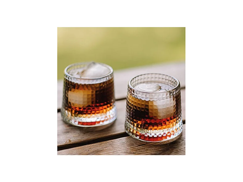 Set 4 Whiskygläser 16 cl Blossom La Rochère - Einzigartiges Design von Jean François D'Or