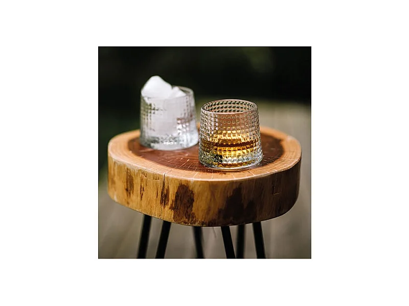 Set 4 Whiskygläser 16 cl Blossom La Rochère - Einzigartiges Design von Jean François D'Or